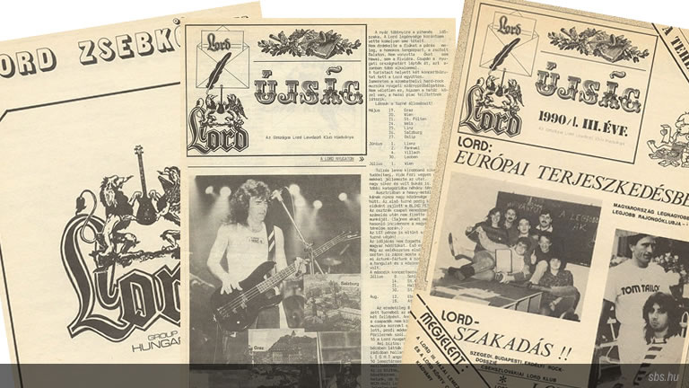 A tatabányai Lord klub által szerkesztett kiadványok 1989 és 1991 között