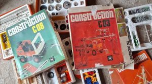 Construction fémépítő - Construction metalbaukasten - Construction metal building kit GDR